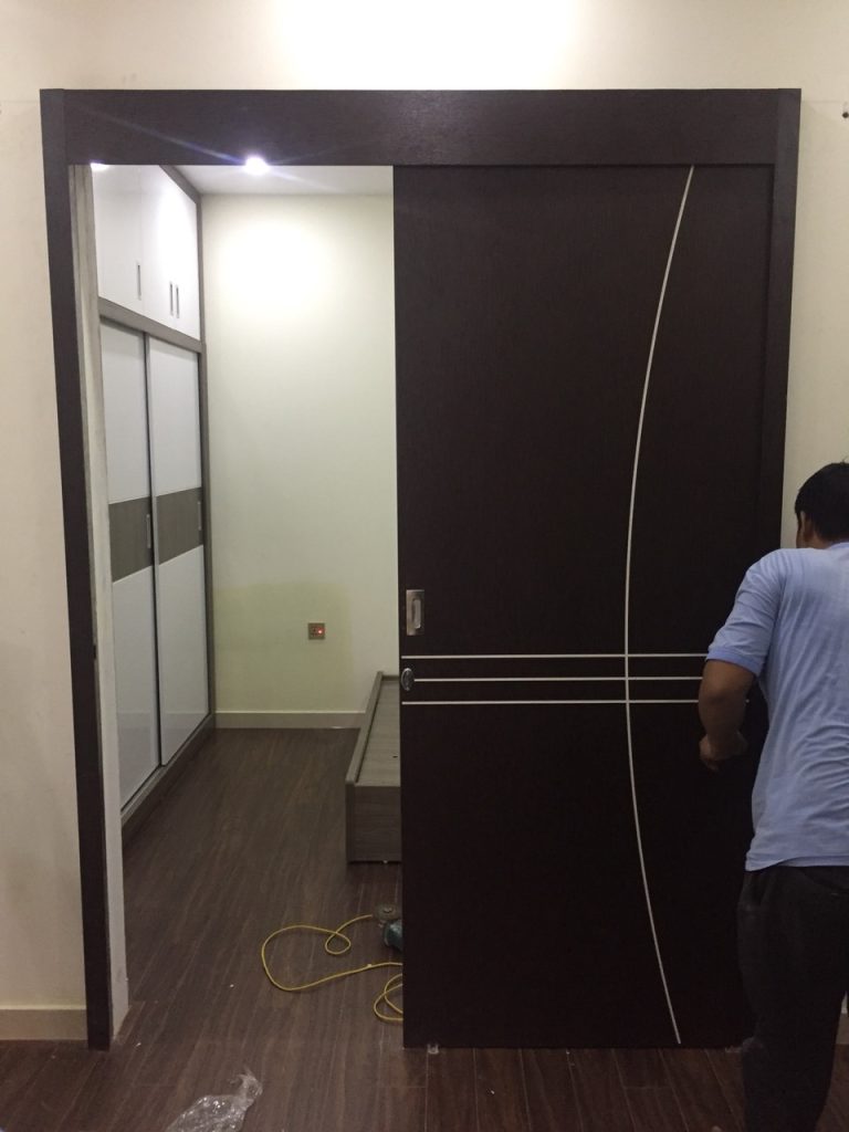 Công trình cửa lùa 1 cánh chị nga ngô thì nhậm