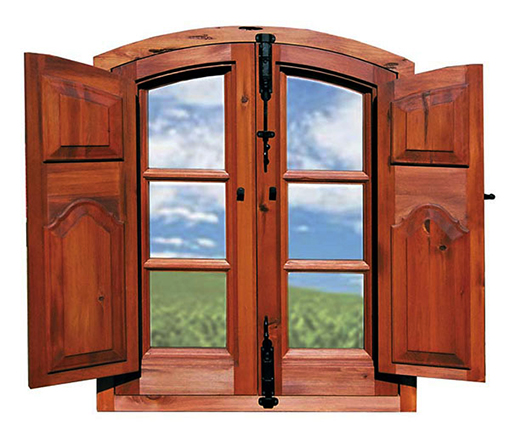 Mẫu cửa 2 cánh gỗ tự nhiên đẹp tuyệt vời