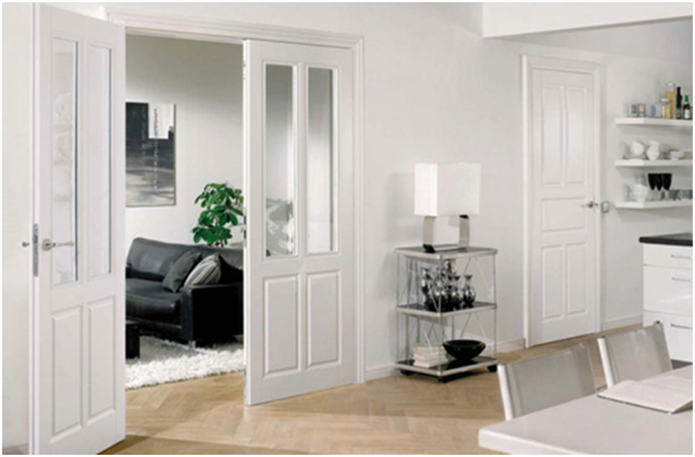 Cửa gỗ Full White đẹp tinh tế