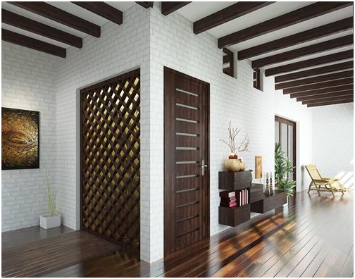 Cửa làm từ gỗ công nghiệp là sản phẩm có tính ứng dụng cao