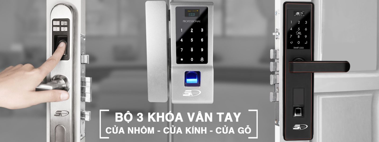 Khóa cửa gỗ có mấy loại