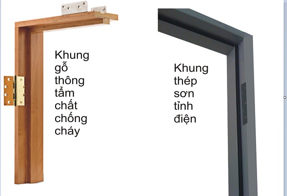 Khung cửa gỗ chống cháy