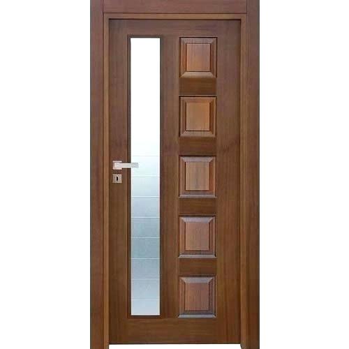 Mẫu cửa gỗ pano kính đẹp loại 1 cánh