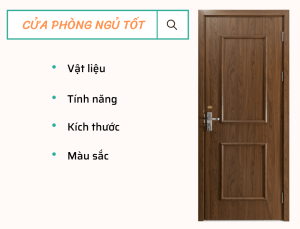Cách chọn cửa phòng ngủ