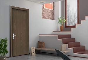 Cửa gỗ công nghiệp Lamitek - cửa gỗ chống cháy