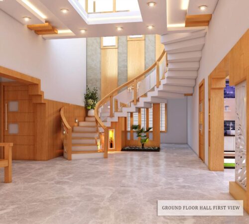 Có nên thiết kế cửa phòng ngủ đối diện cầu thang?