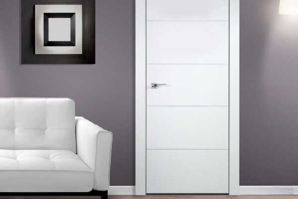 Cửa gỗ MDF sơn màu