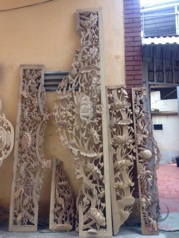 Cửa võng gỗ mít