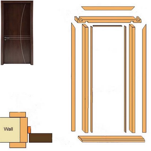 Khung ngoại cửa gỗ