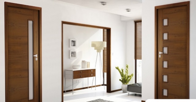 Mẫu cửa gỗ phòng ngủ đẹp hiện đại