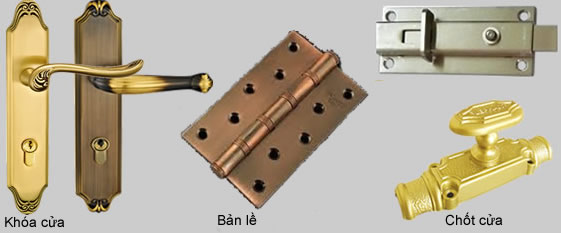 Báo giá phụ kiện cửa gỗ